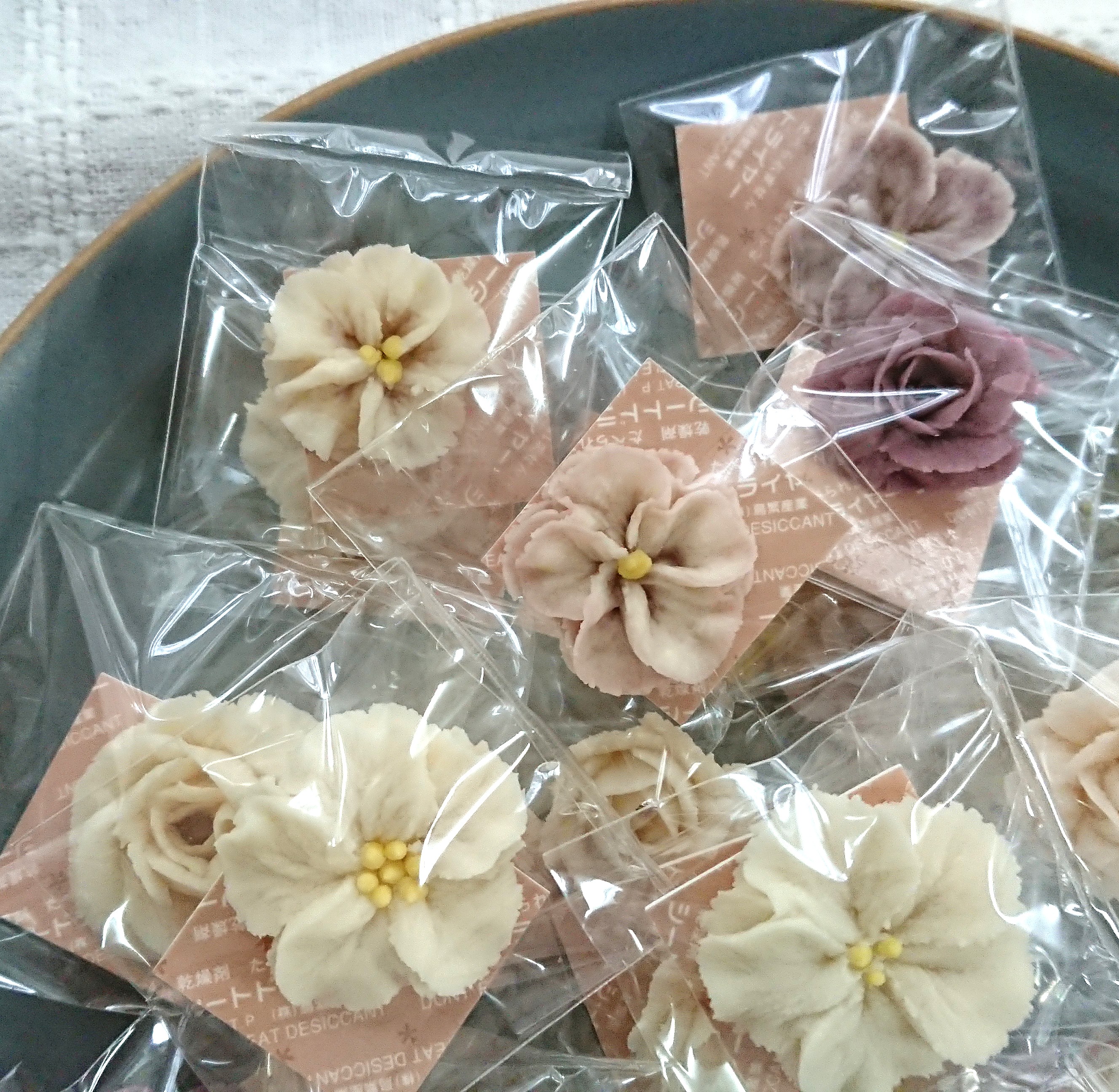 餡フラワークッキー 準備中です