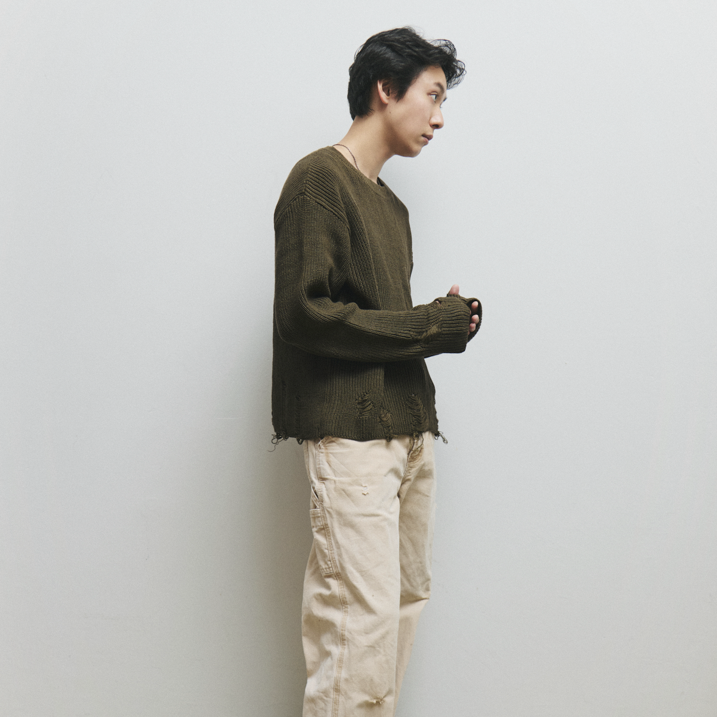 10/25 Release Damage Pullover Knit