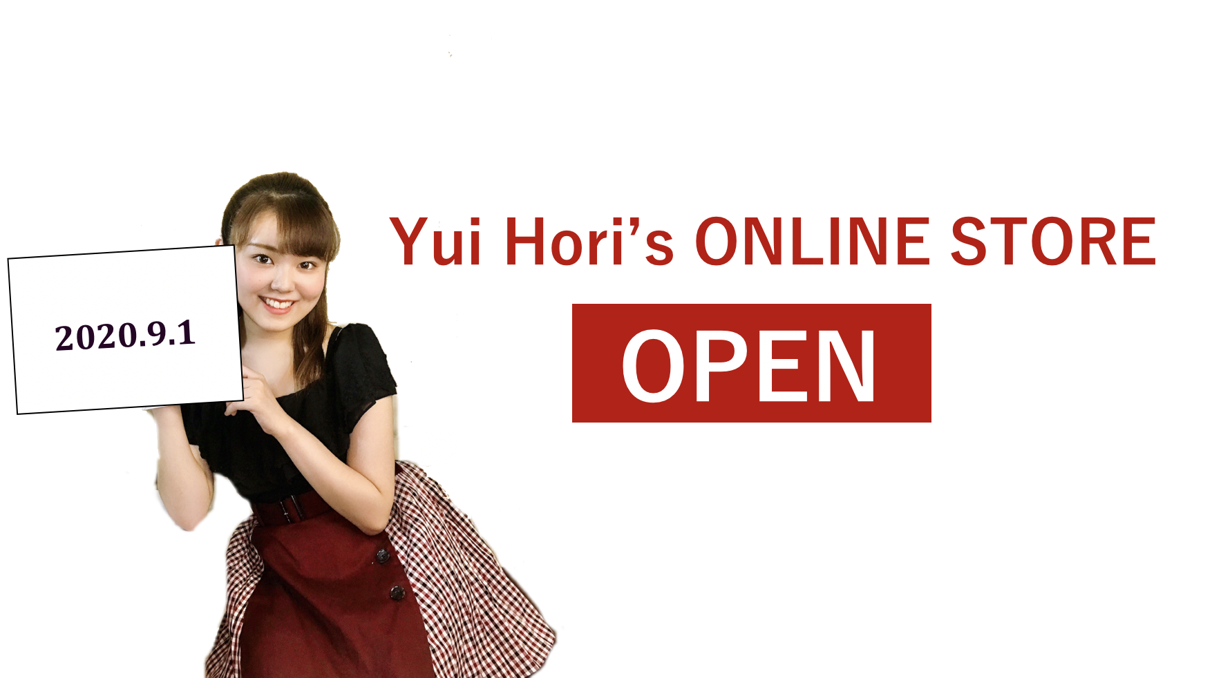 Yui Hori's ONLINE STORE 開設