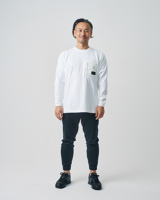 商品のご紹介 NYLON POCKET LONG SLEEVE (V-0030)