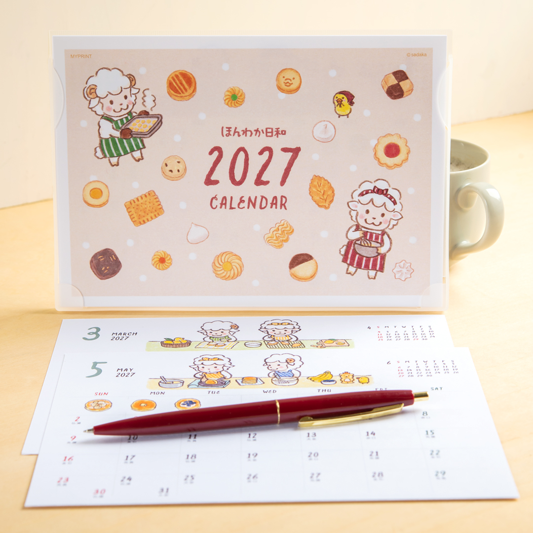 「ほんわか日和」2027年卓上カレンダー発売開始のお知らせ
