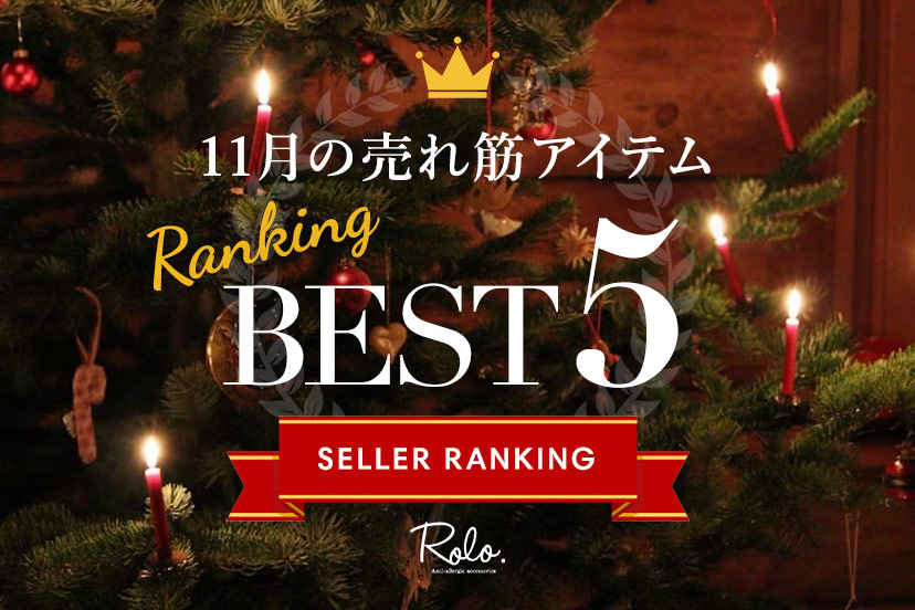 11月の売れ筋 BEST5をご紹介✧₊