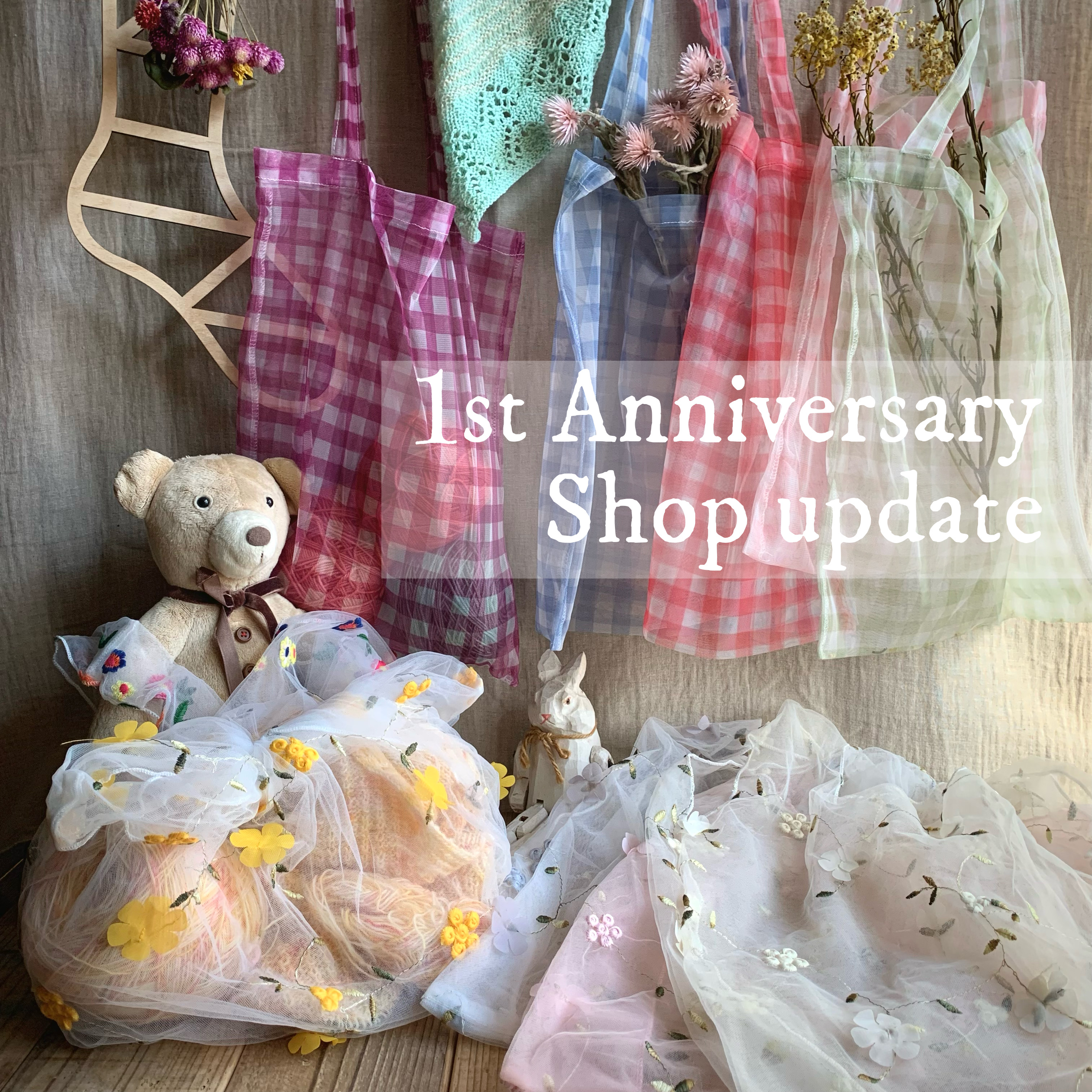 1st Anniversary Shop update🐻‍❄️🌷