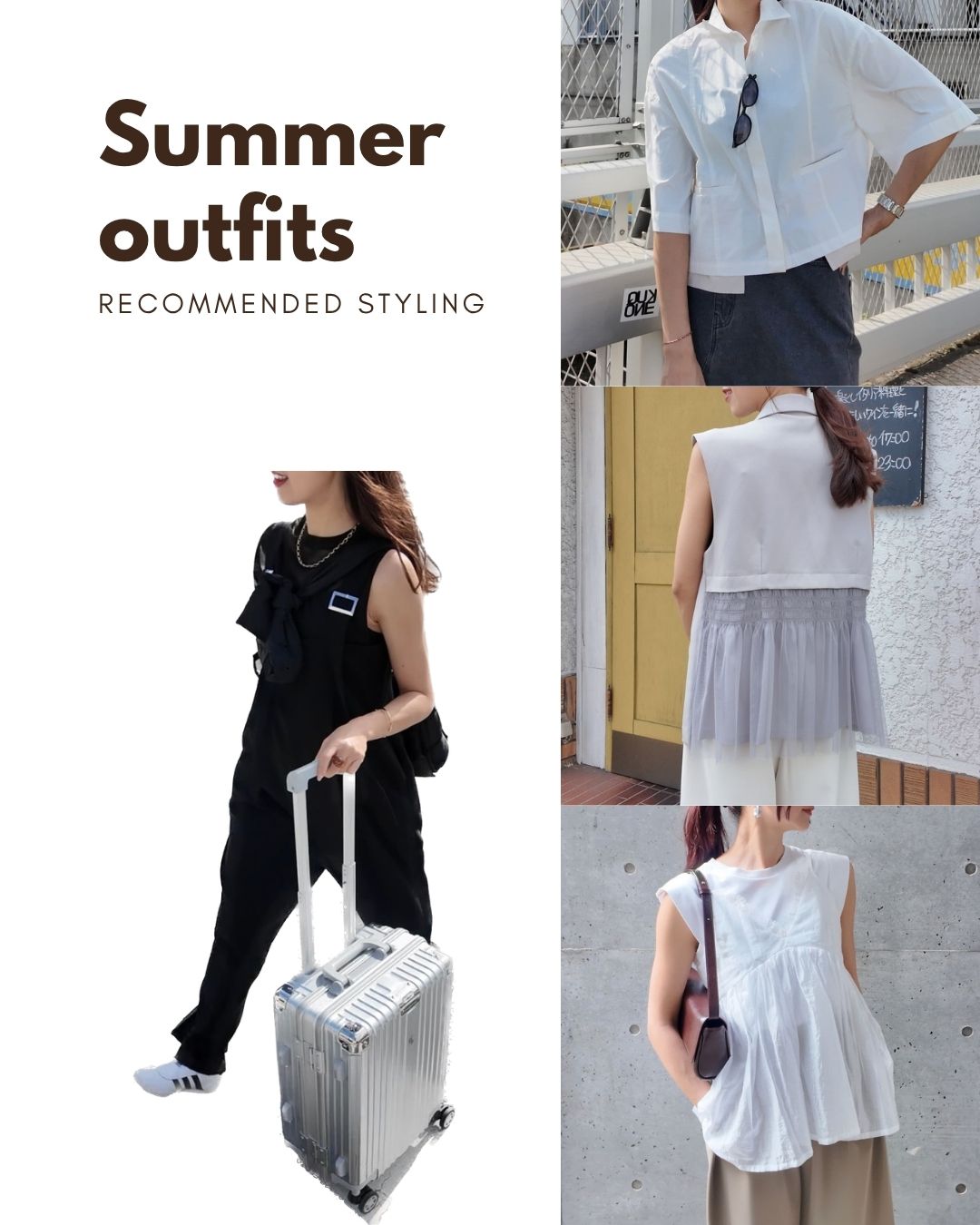 Summer outfits🎇✈️🍖🥂