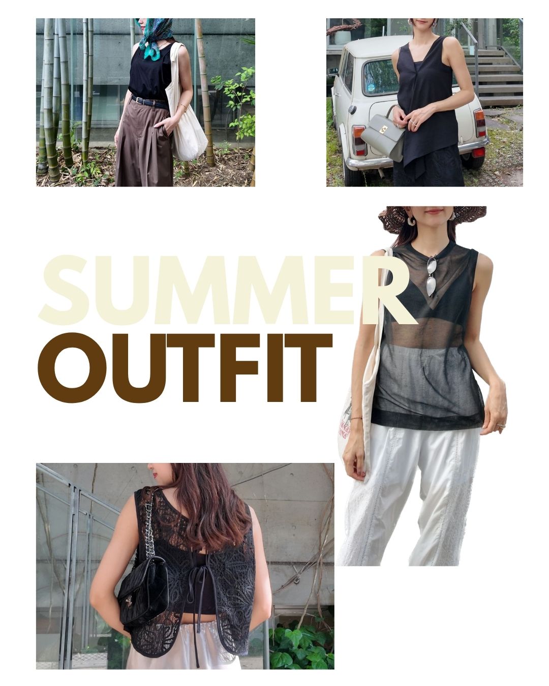 Summer outfits🏖️🎧🚗🍽️