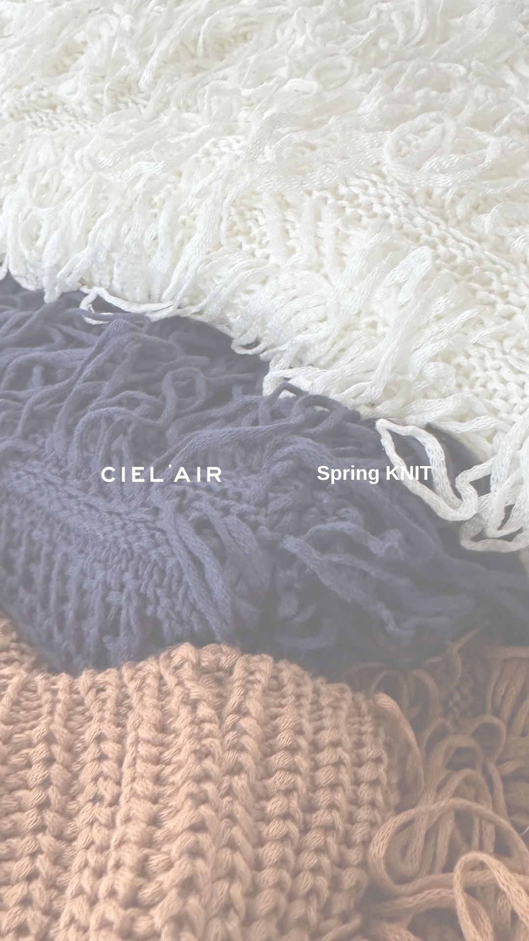 CIEL'AIRの春knit🧶🌸