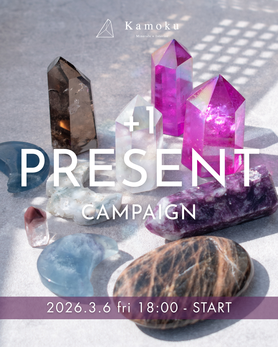 \ 開催中/ 訳あり天然石 +1 プレゼントキャンペーン✨