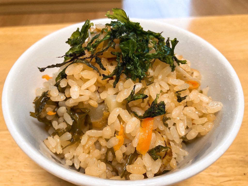 浜焼きほたての炊き込みご飯