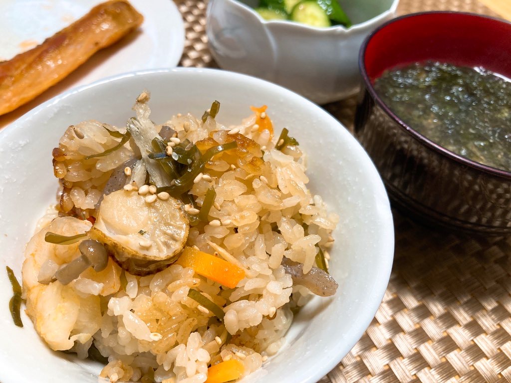 ソーメン昆布炊き込みご飯