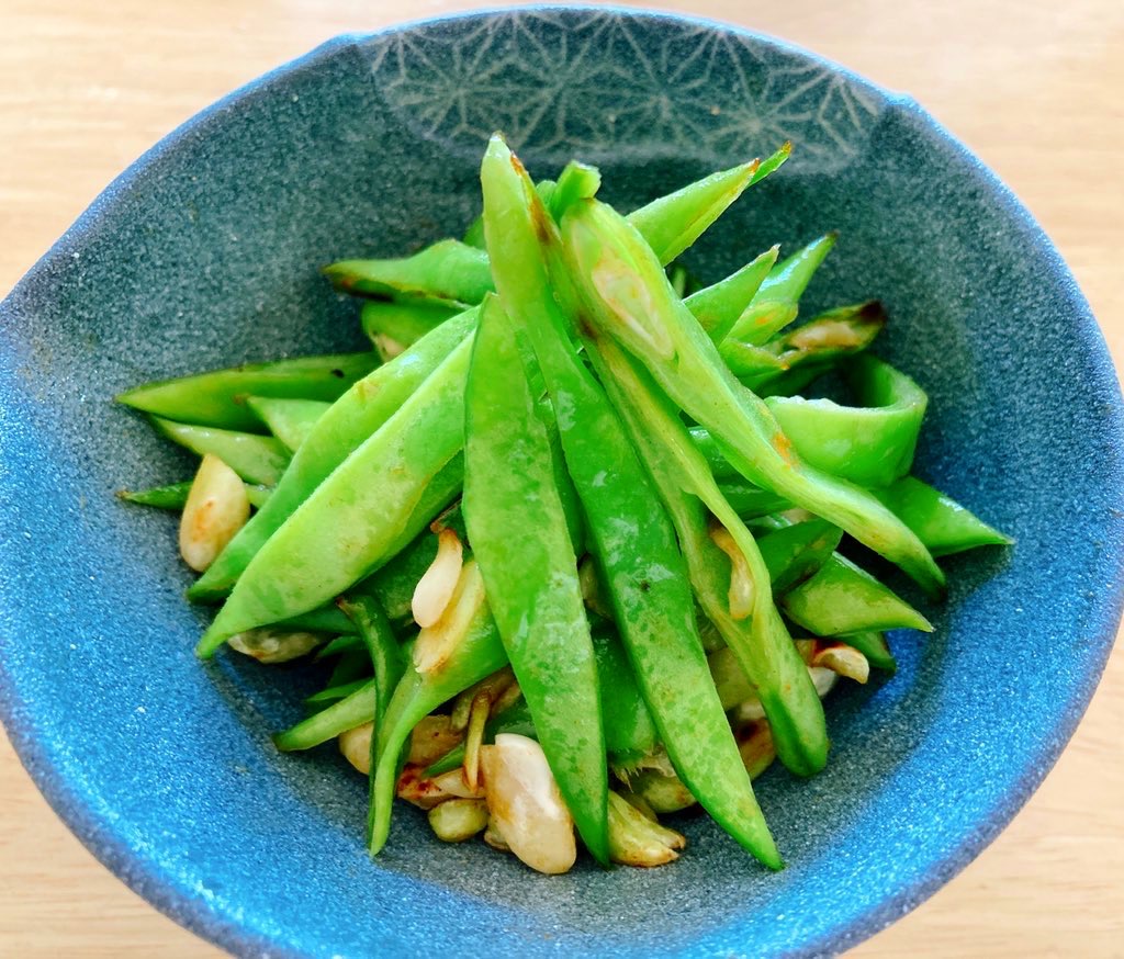 ささげのがごめ昆布茶炒め