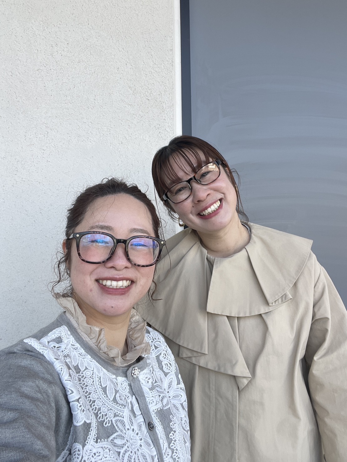 とある日の3女と4女の散歩とコーデ