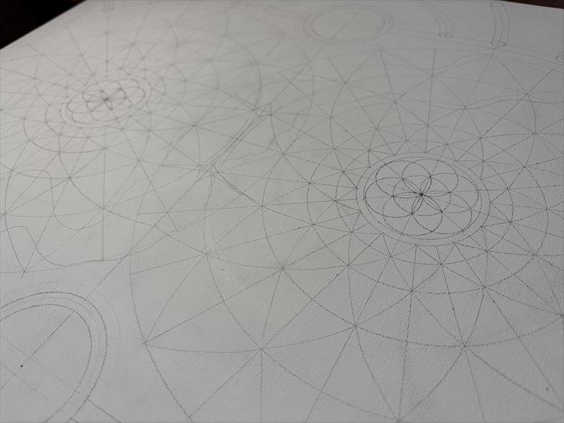 『神秘のたゆらい・銀』制作過程