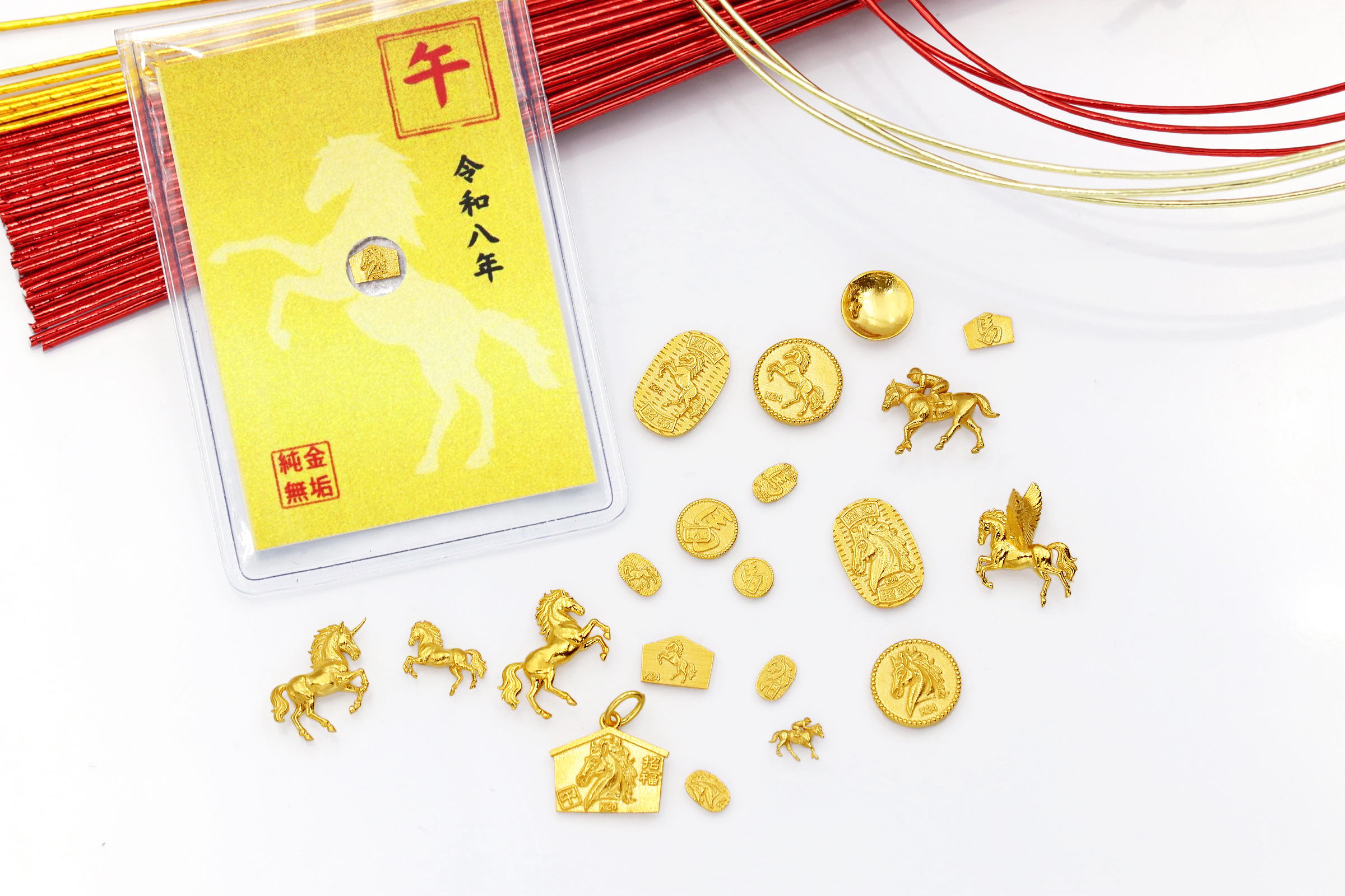 売上600万円超え。純金の干支のお守りご予約受付中。