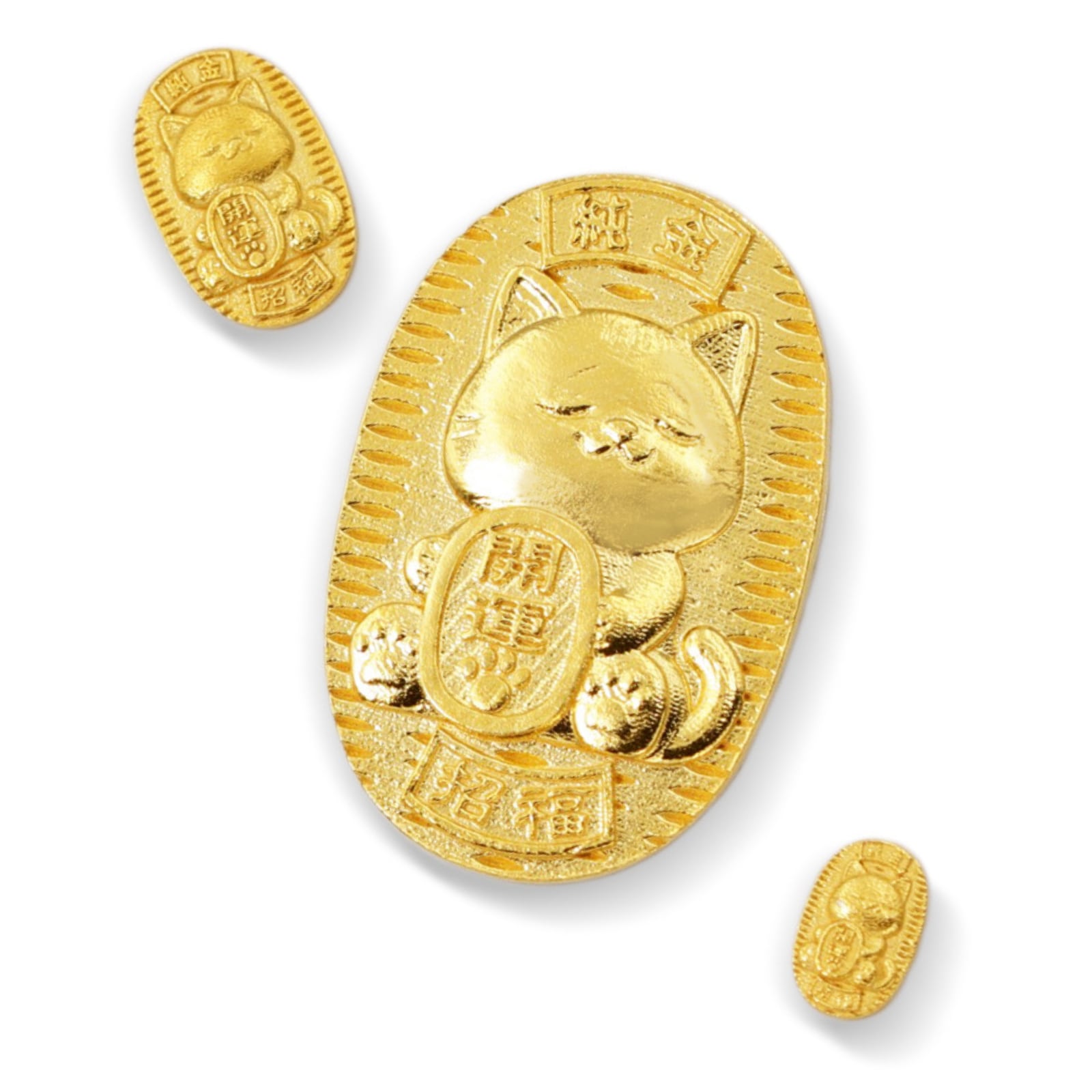 金相場急騰で猫も夢中? 「猫にも小判」シリーズに、純金の“小判モチーフ”が新登場!