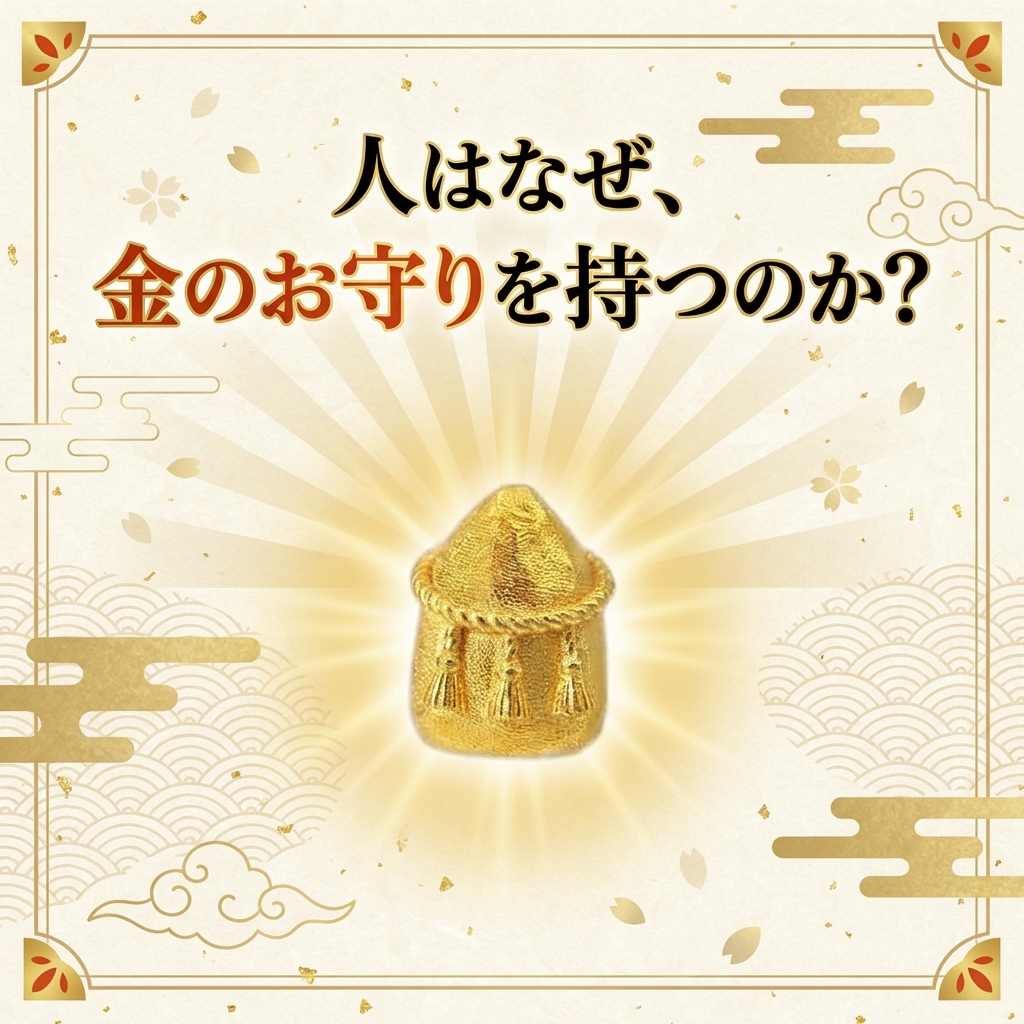 人はなぜ、金のお守りを持つのか？