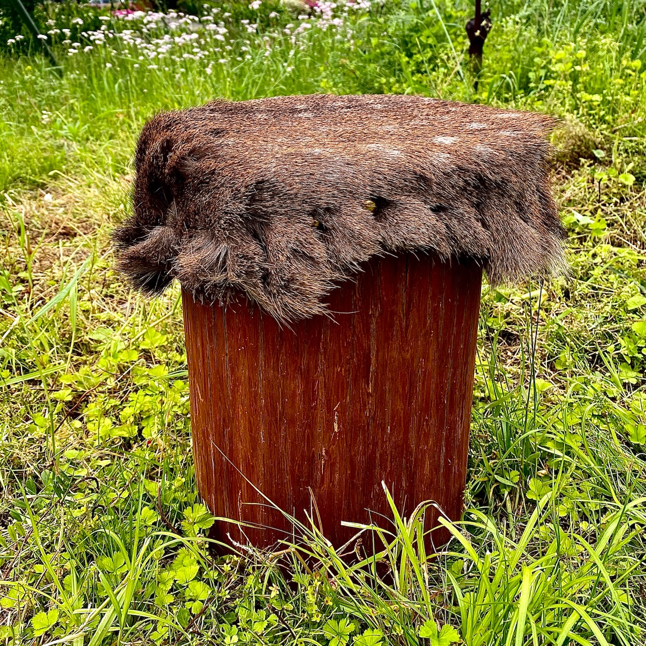 失敗作の毛皮で作る