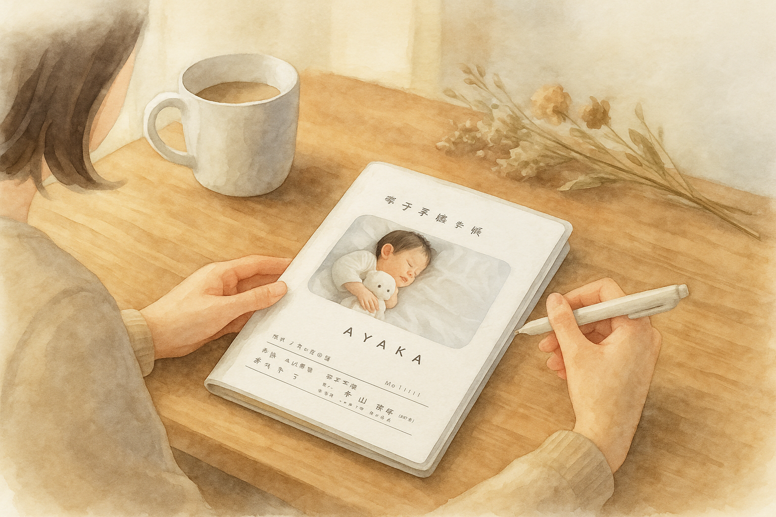 母子手帳は“記録”から“想い出”へ。写真入りカバーが叶える、わたしらしい育児時間