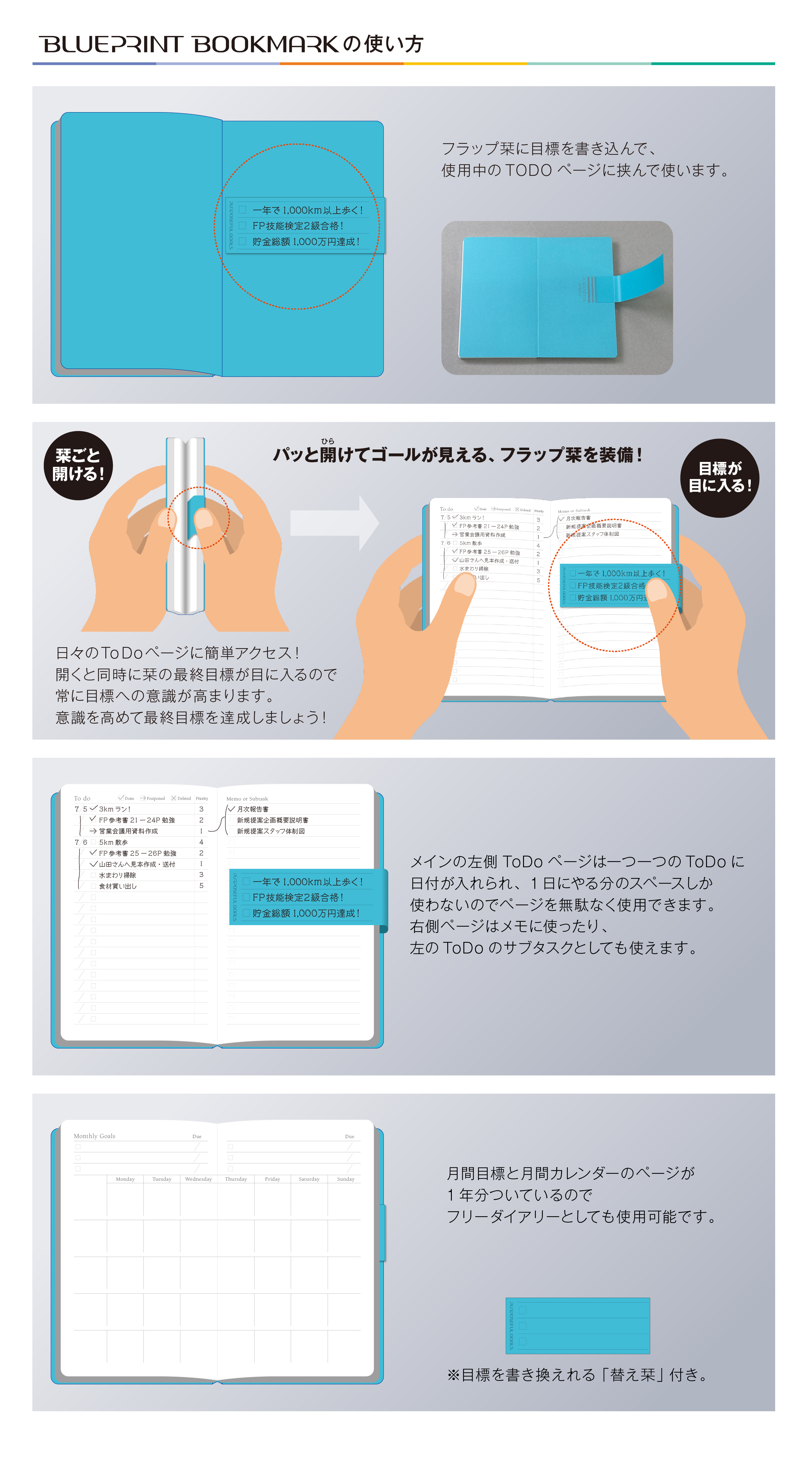 BLUEPRINT BOOKMARKの使い方