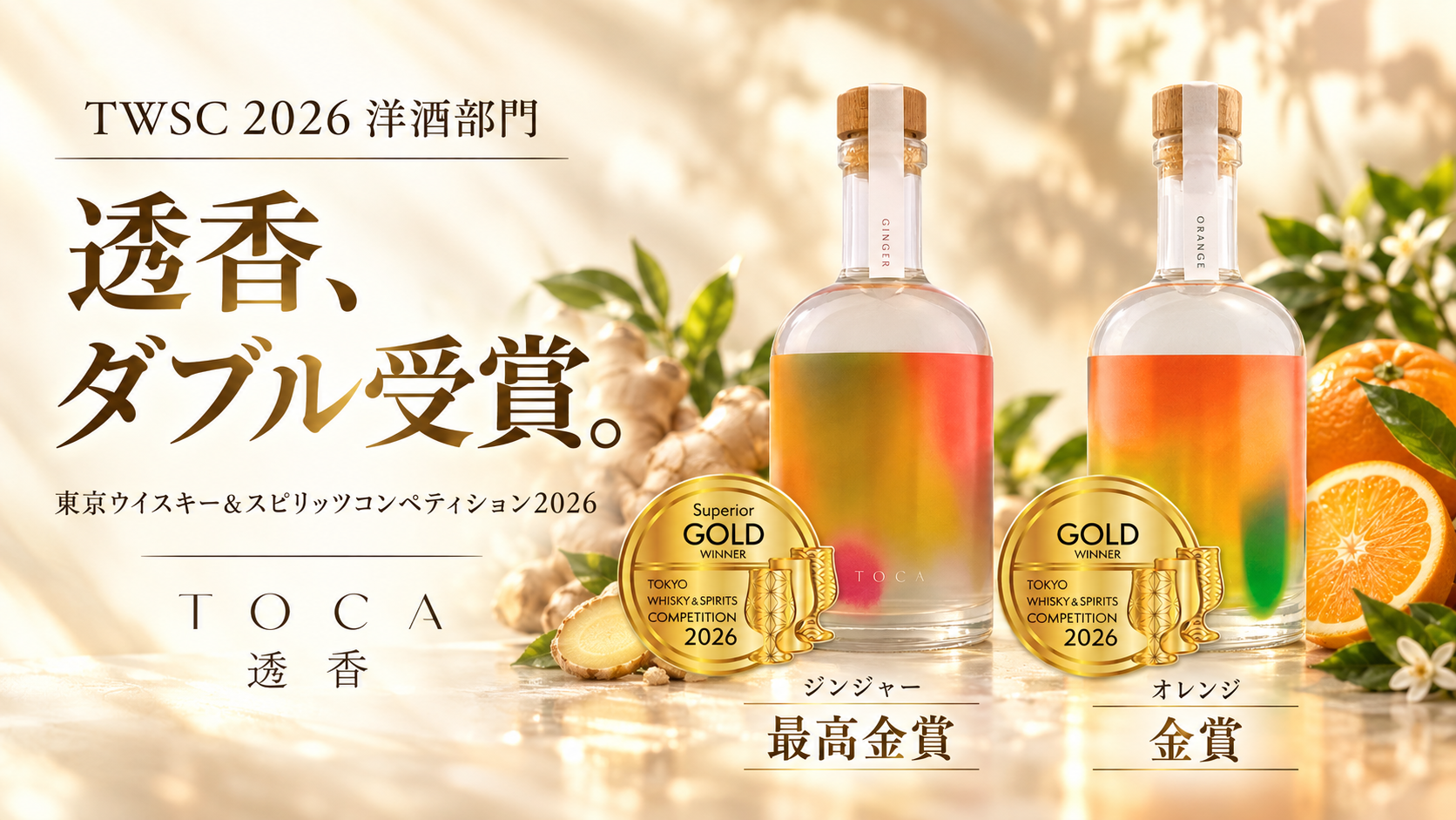 【快挙】東京ウイスキー＆スピリッツコンペティション受賞のお知らせ