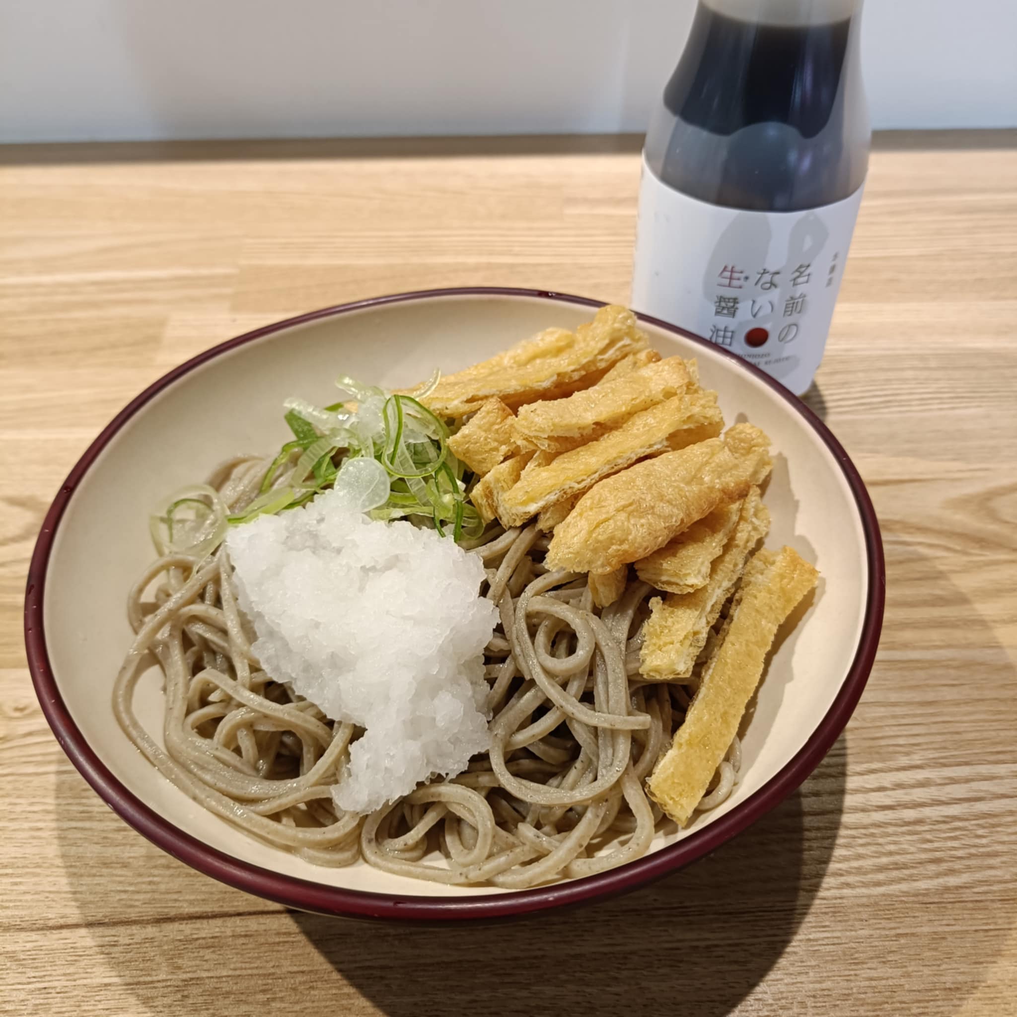 ５月の季節そばは「あげおろしそば」