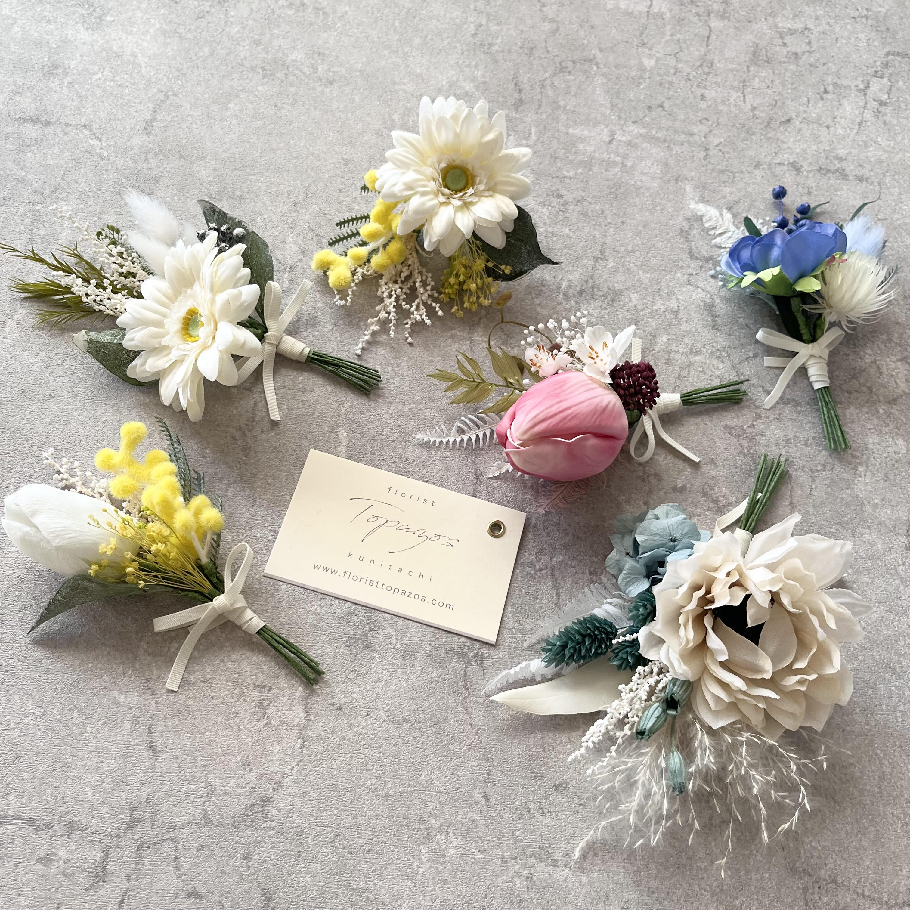 今年の新作コサージュたち、続々と出来上がっています！【予告】