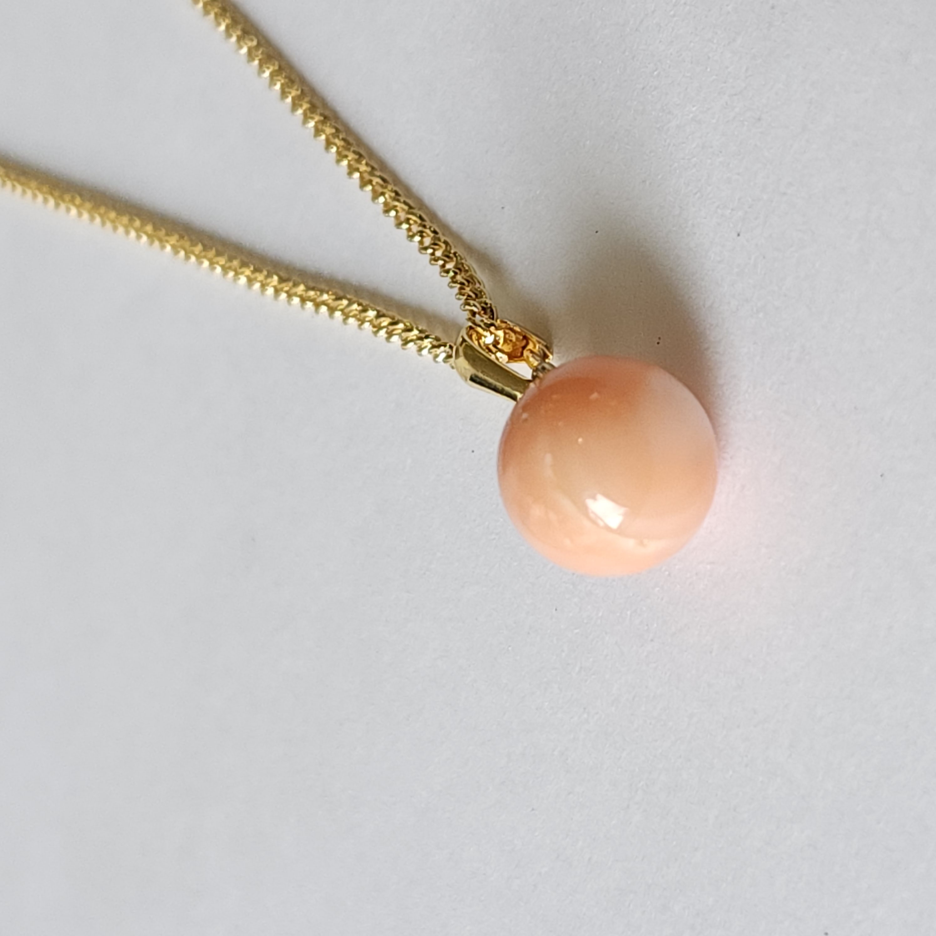 【新掲載】深海珊瑚玉ペンダント