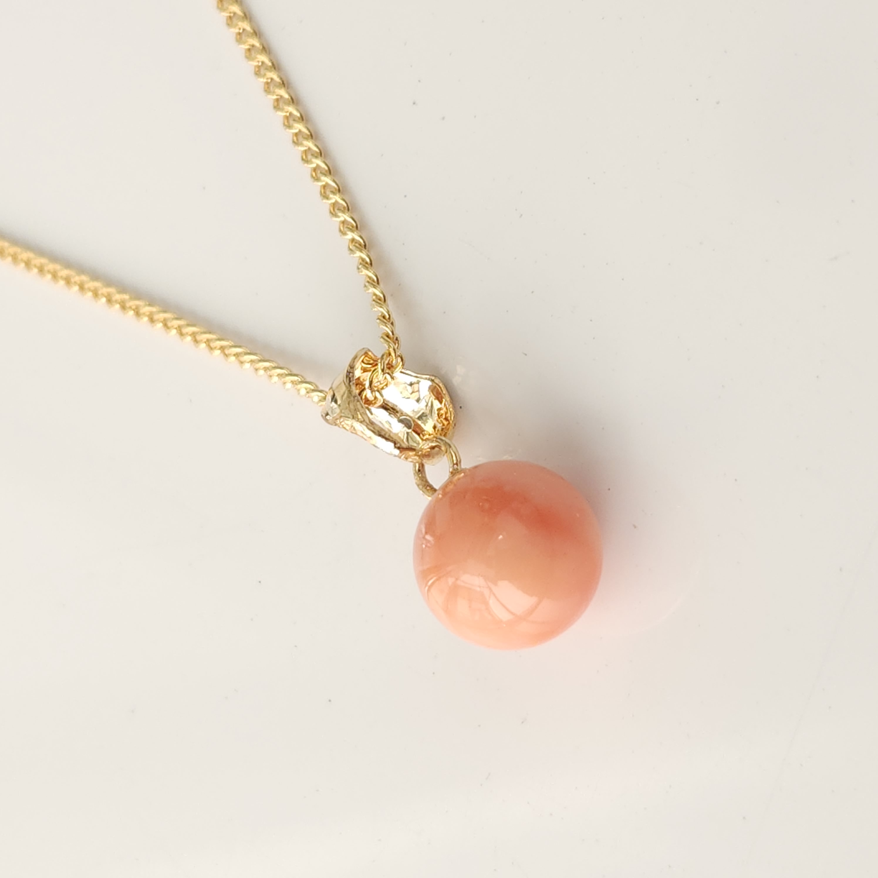 【新掲載】深海珊瑚玉ペンダント(SILVER)