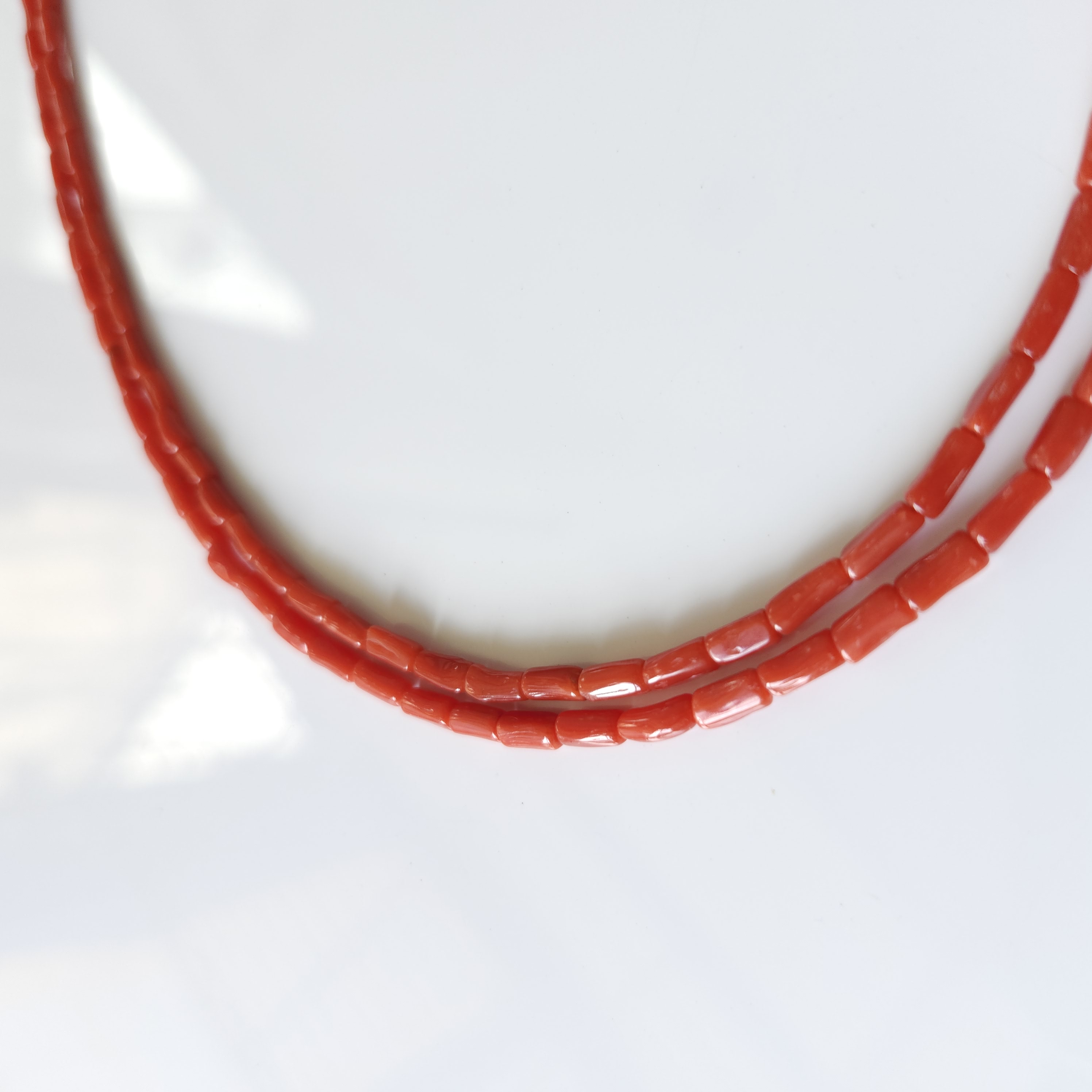 【新掲載】地中海珊瑚ネックレス