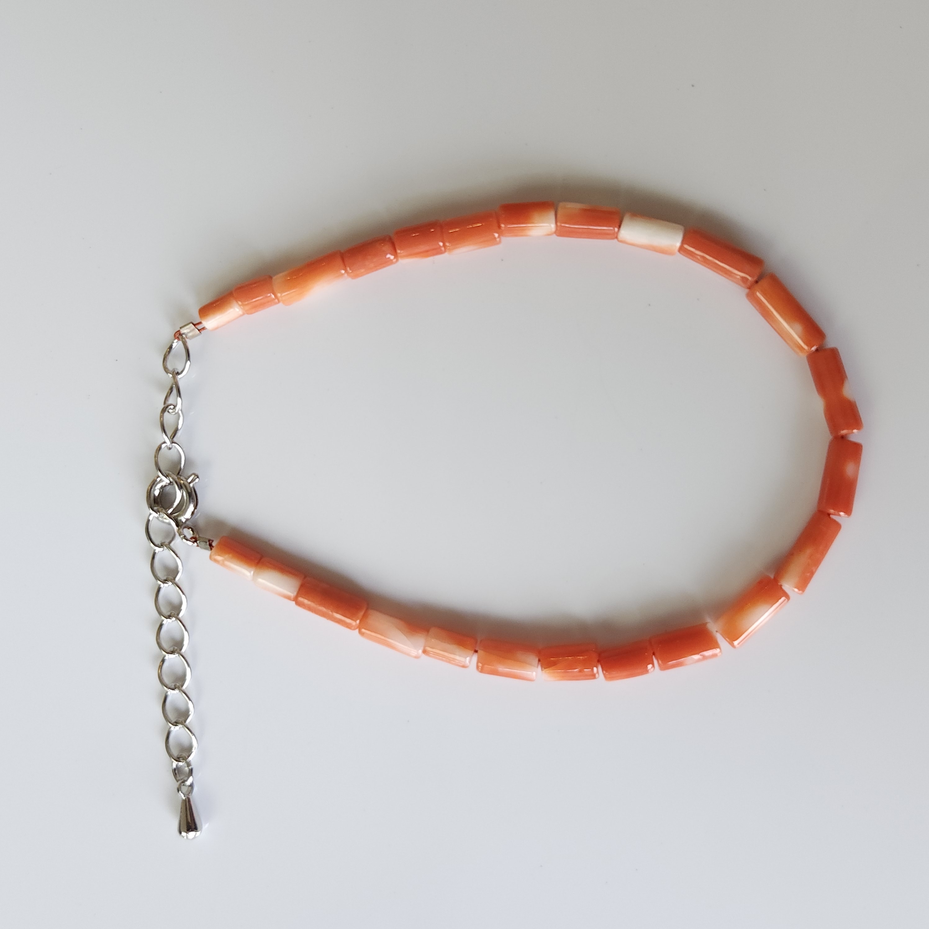 【新掲載】桃色珊瑚ブレスレット