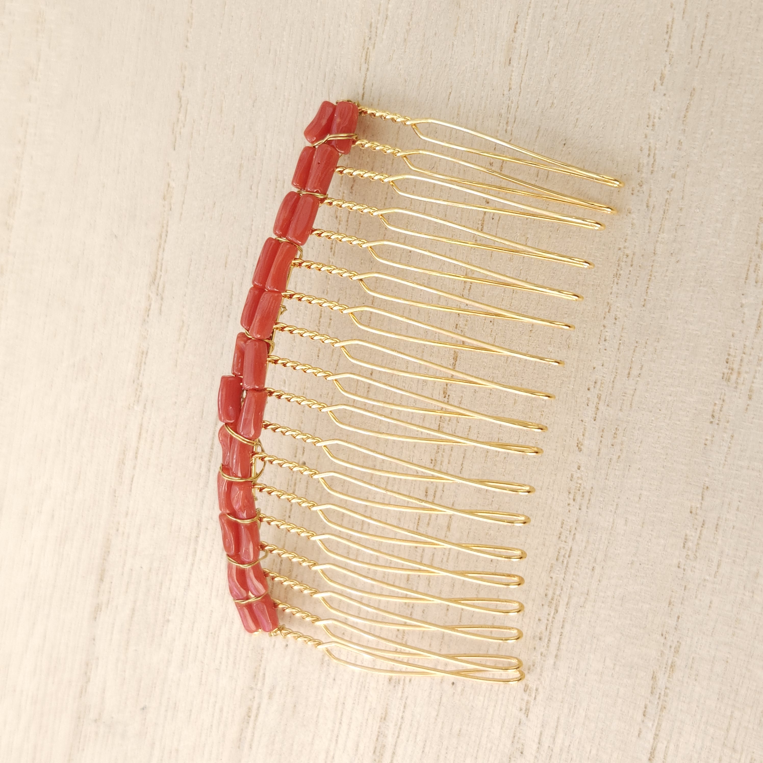 【新掲載】珊瑚のヘアコームを追加しました