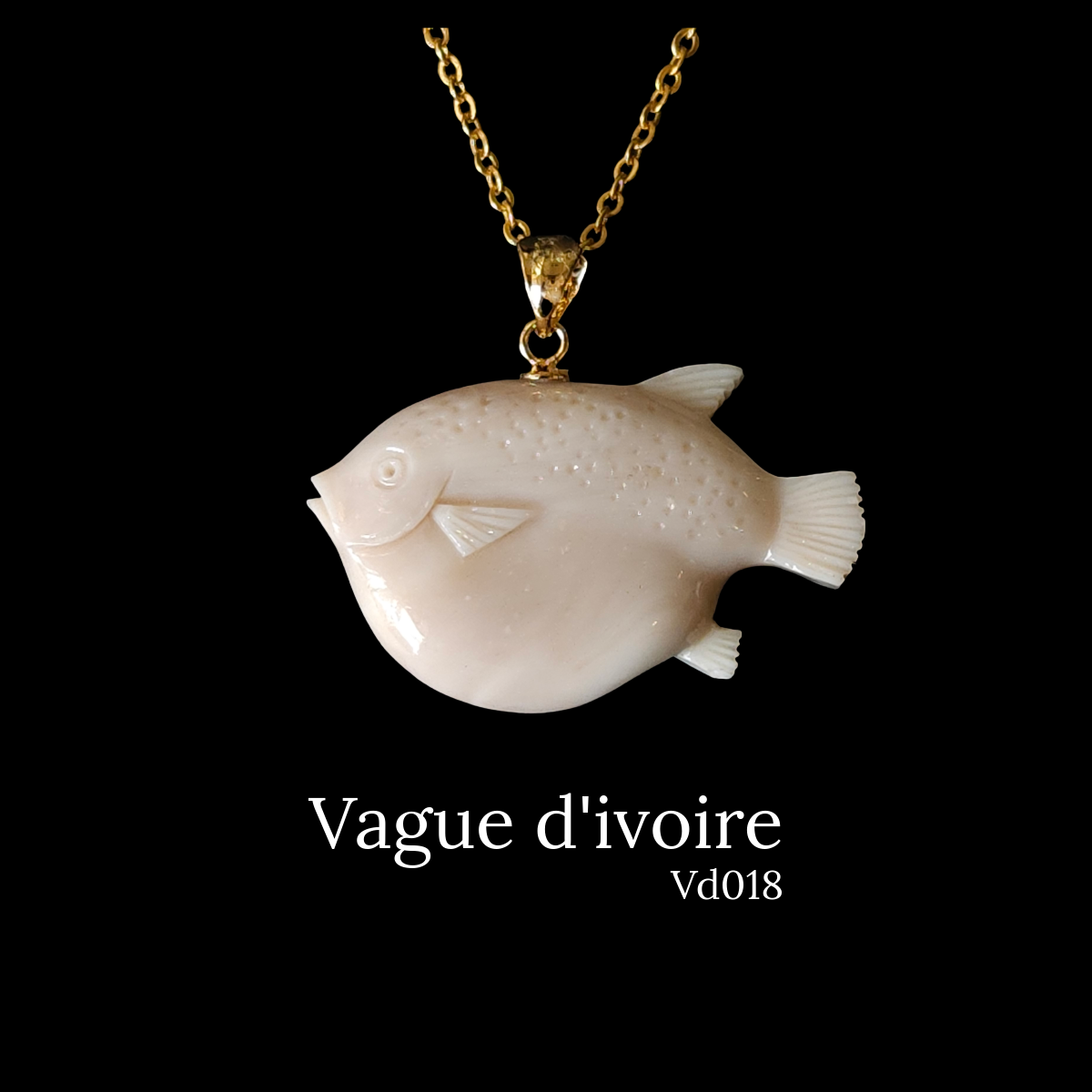 【新掲載】Vague d’ivoire (ヴァーグ　ディヴォワー) ペンダント　