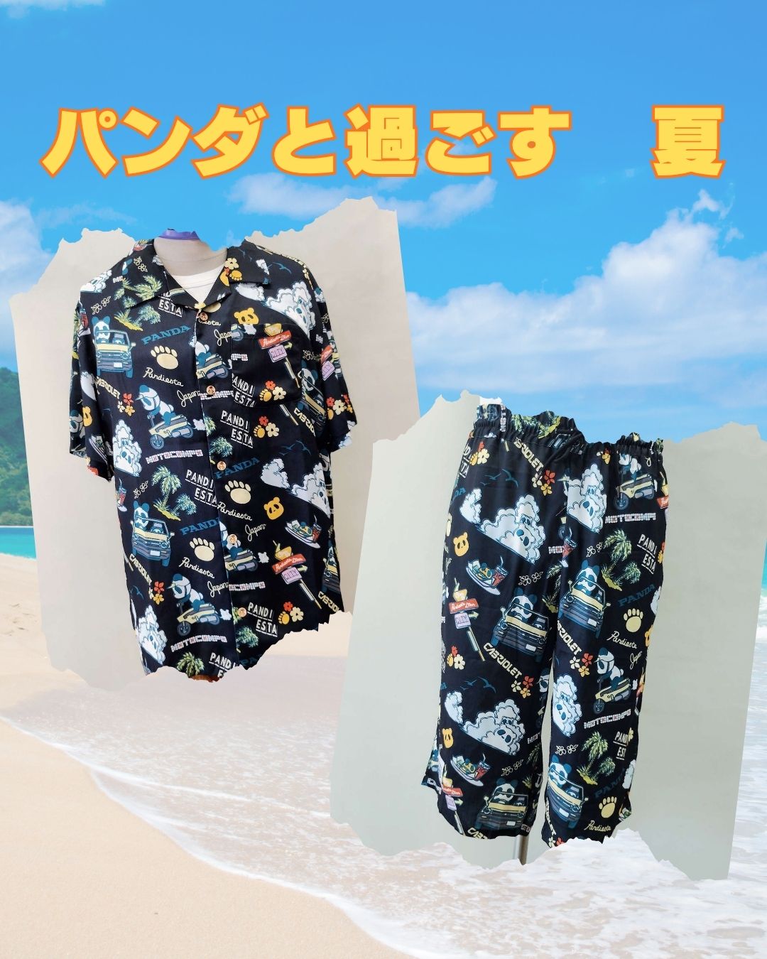 パンダと過ごす夏