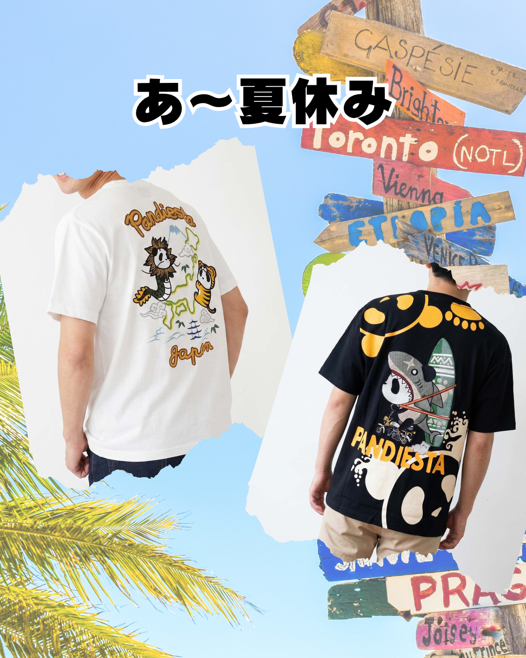 あ～夏休み　　パンディエスタのTシャツ
