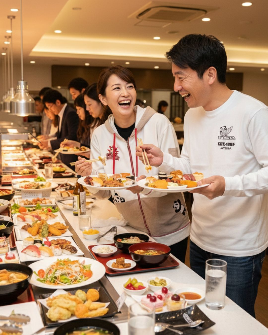 パンディエスタのパーカーとロンT