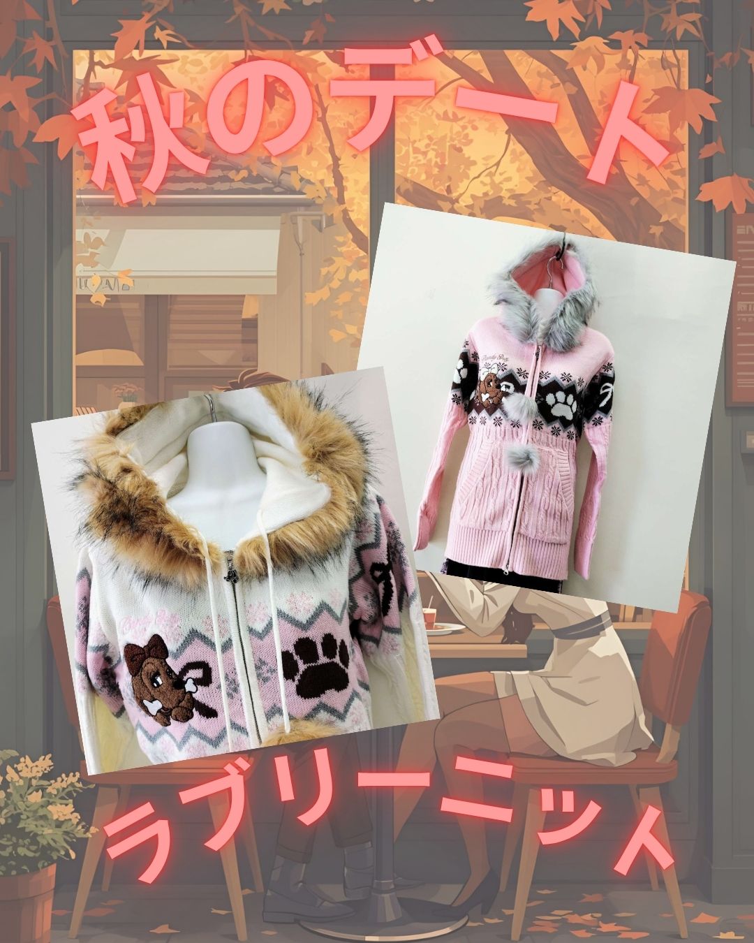 キャンディガルフィーのラブリーニット