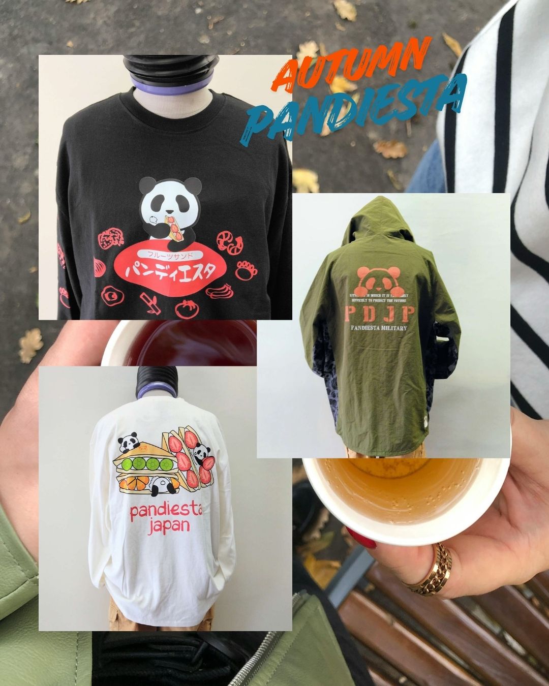 パンディエスタのロンT　パーカー