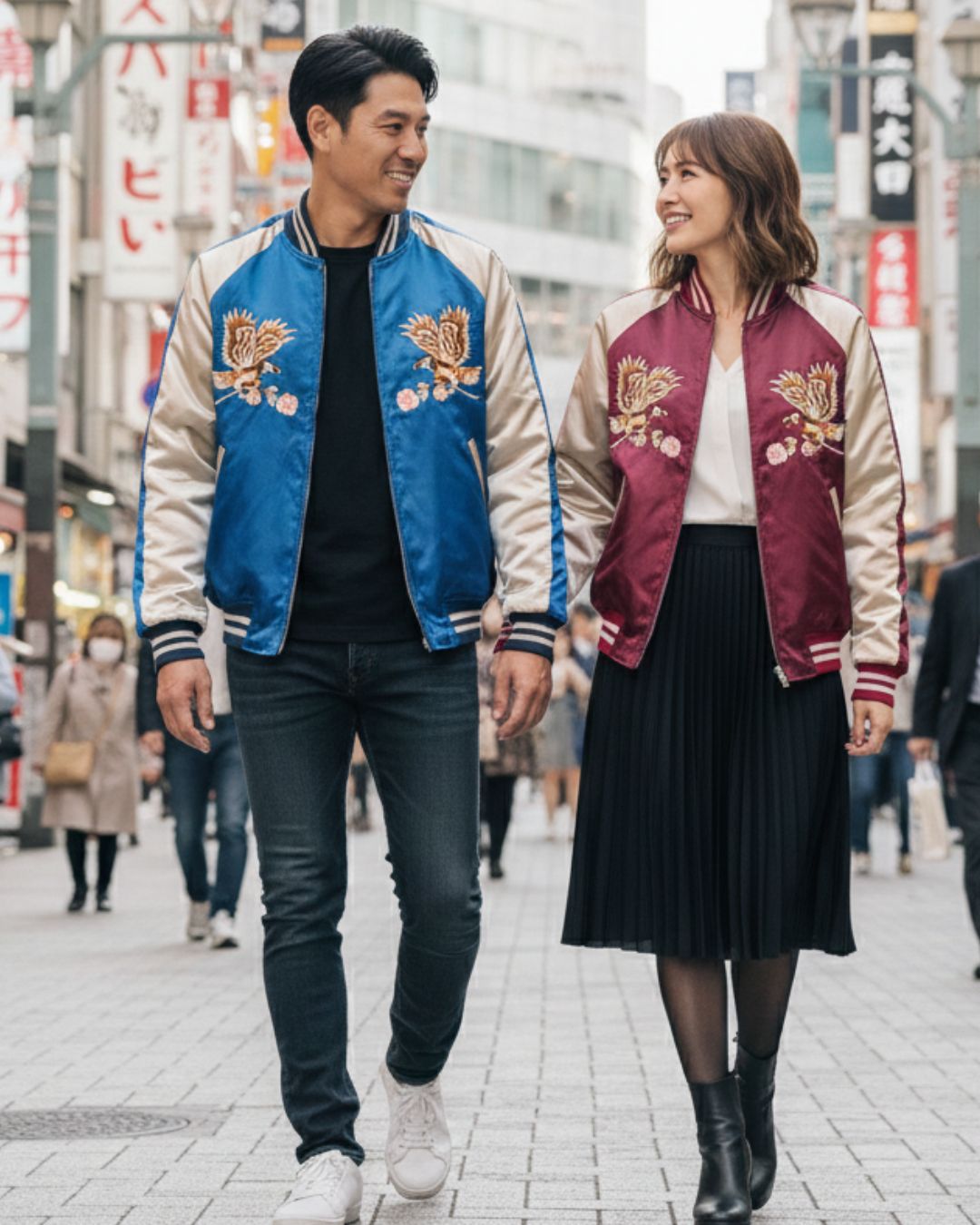 タカバラ刺繍　スカジャン