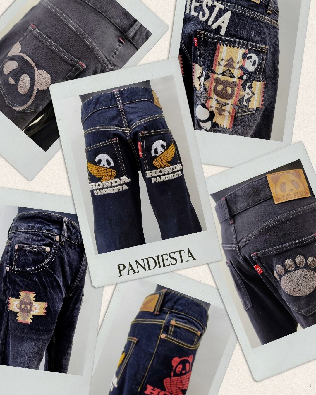 パンディエスタのデニムパンツ