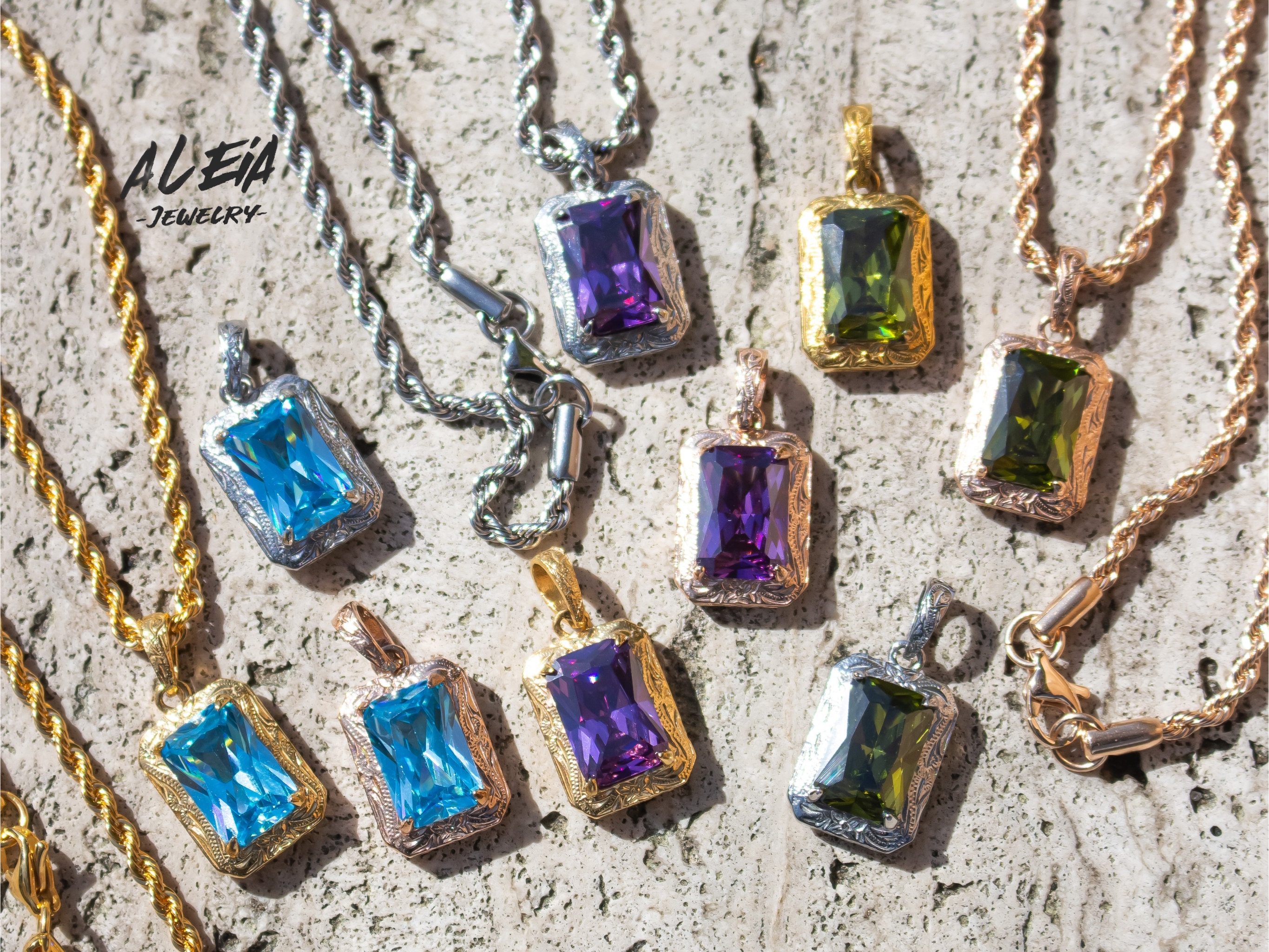 新作‼️"Sparkle Stone Necklace"が新登場❤️‍🔥