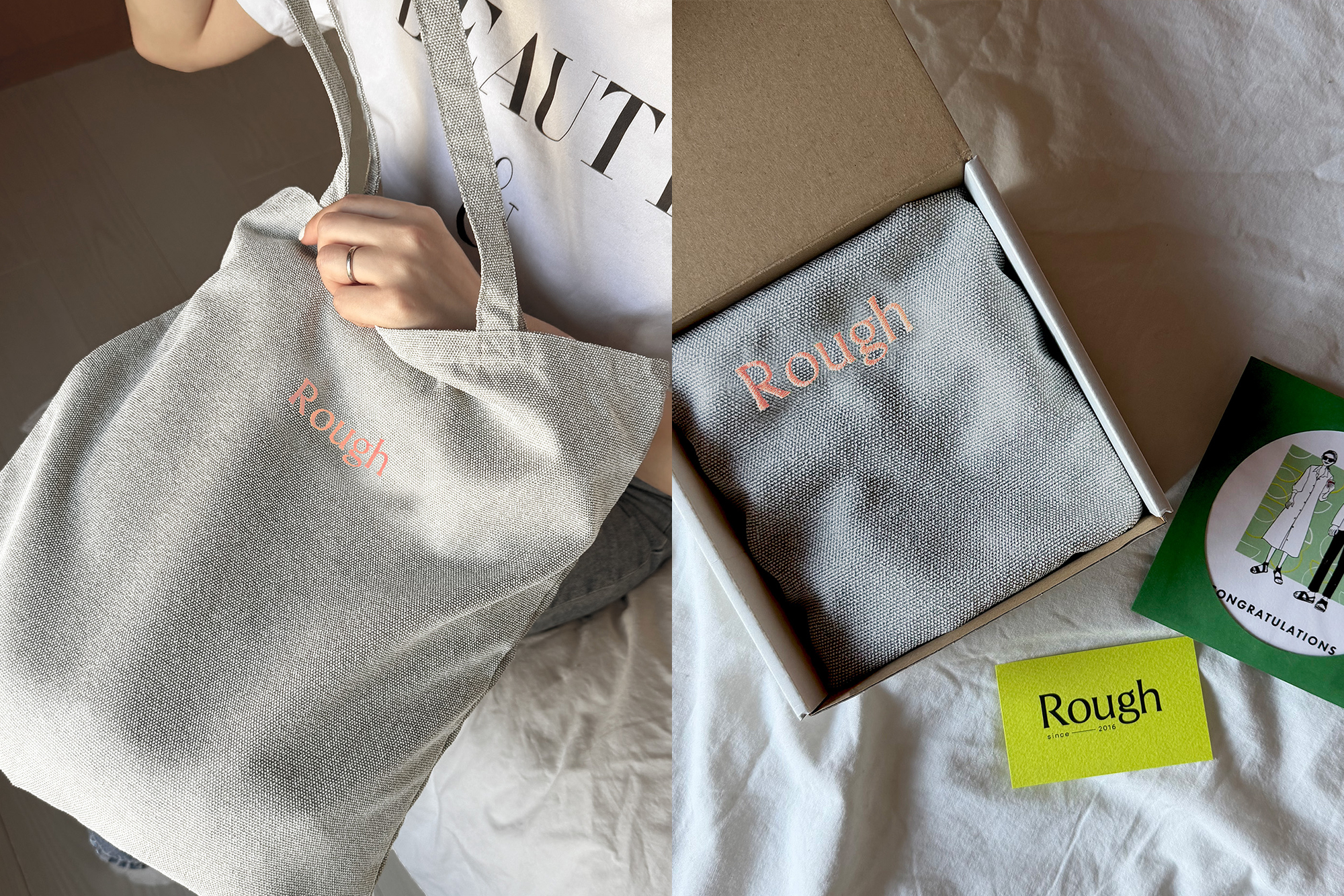 New Arrival「トートバッグ"サストト"グレー」発売