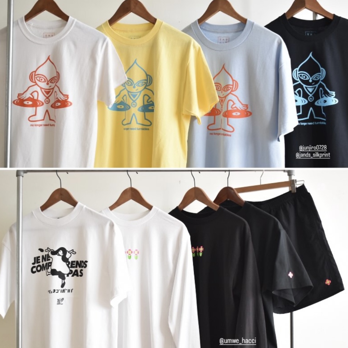 服屋で普段おいていないTシャツ展　ありがとうございました