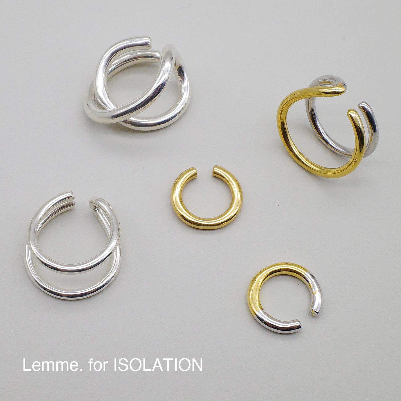 【TOPICS】〈Lemme. for ISOLATION 〉5月1日（土）別注イヤーカフ5型発売