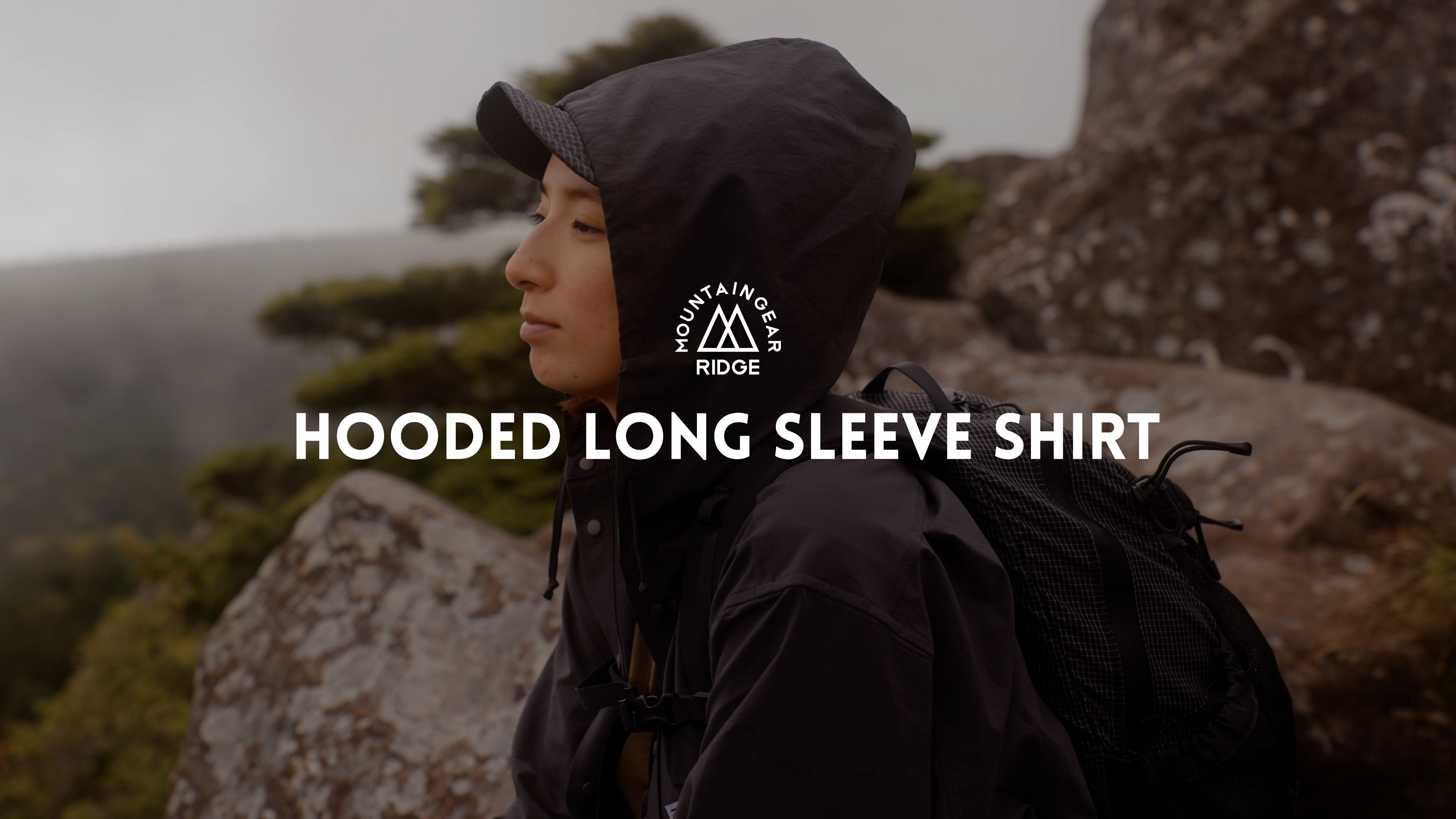 『Hooded Long Sleeve Shirt』