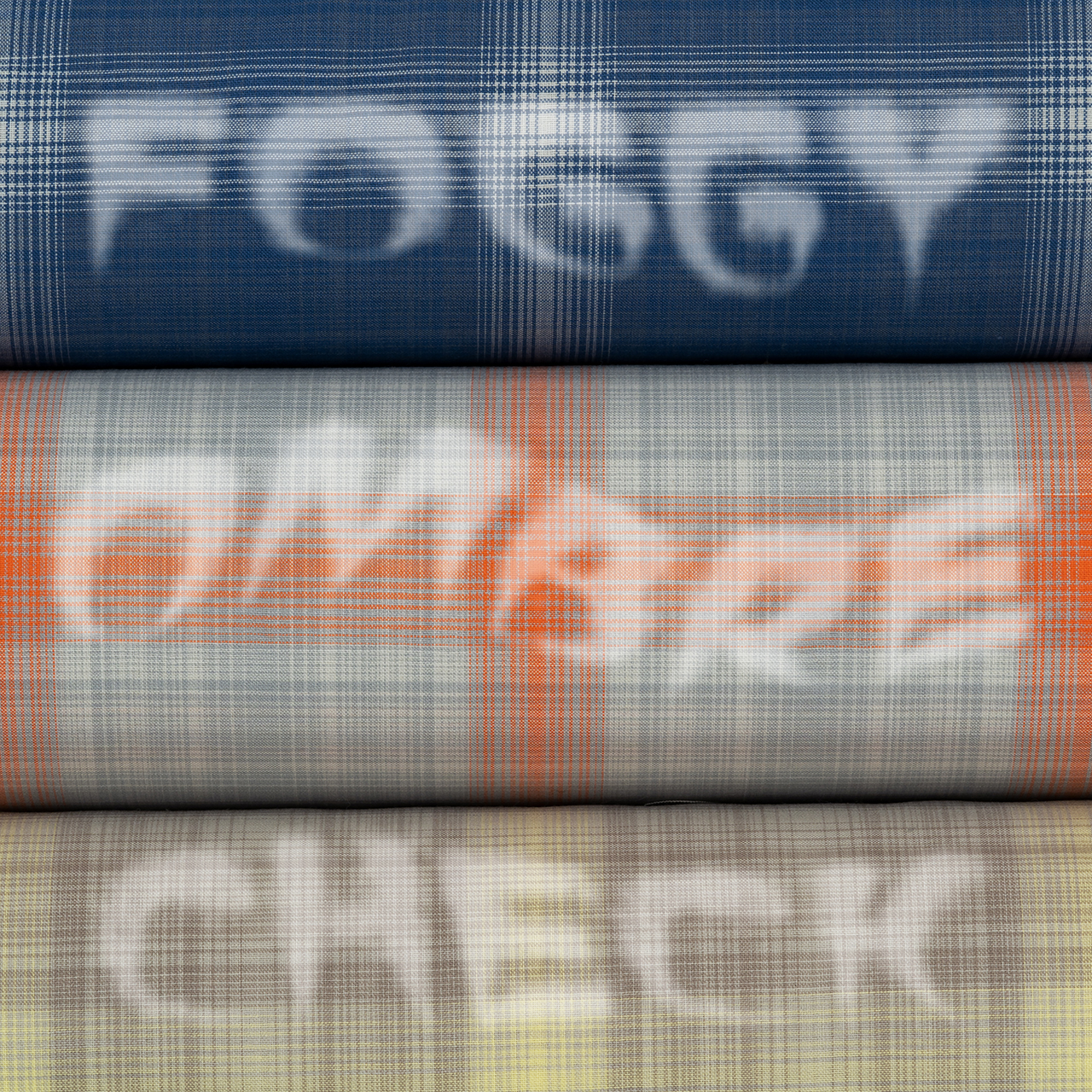 Foggy Ombre Check