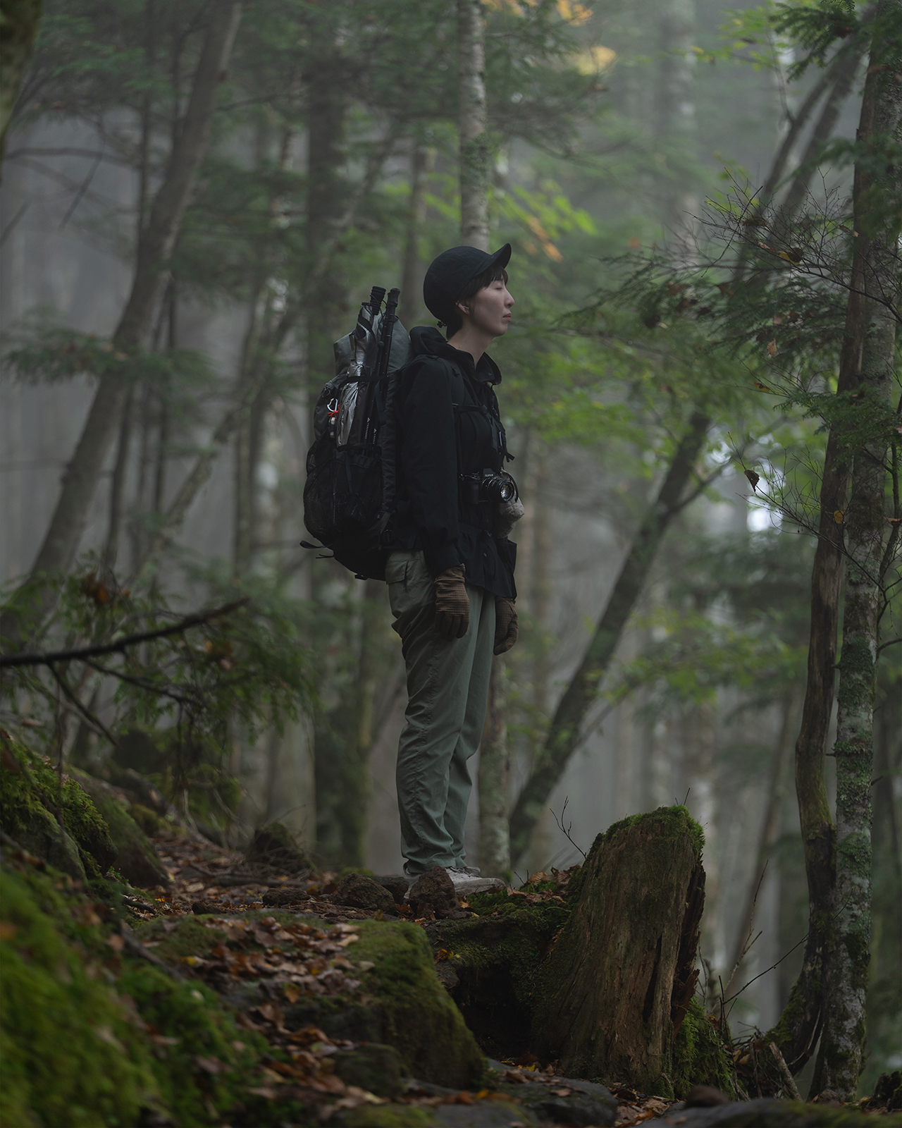 渋御殿湯から黒百合ヒュッテへ