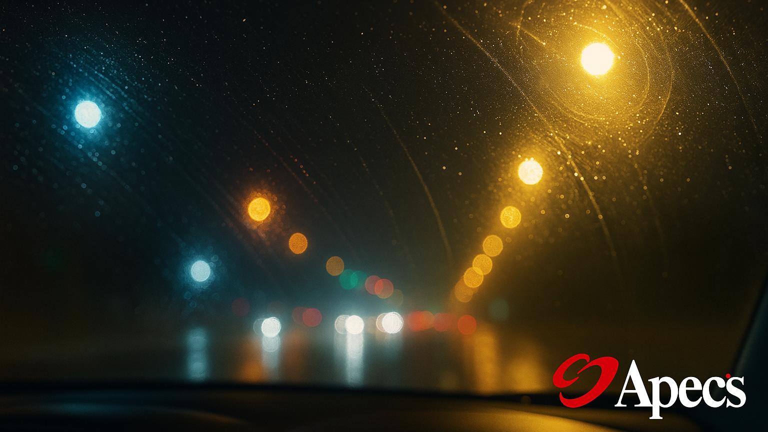 夜間のギラつき解消|ガラス油膜の原因と拭き跡ゼロ仕上げ