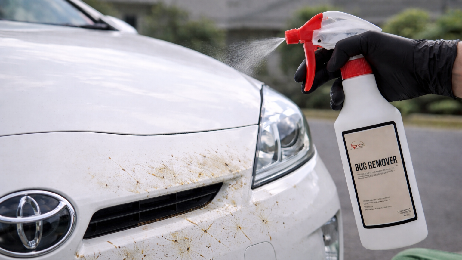 虫汚れが落ちない｜“こすらず落とす”バグリムーバーの使い方