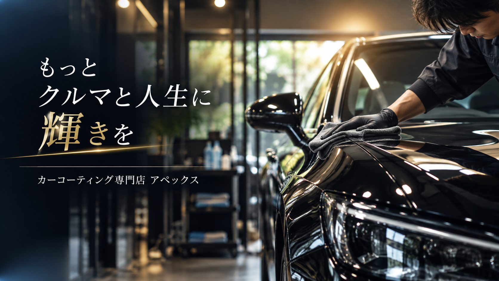 もっとクルマと人生に輝きを。カーコーティング専門店アペックスが29年間、大切にしてきたこと