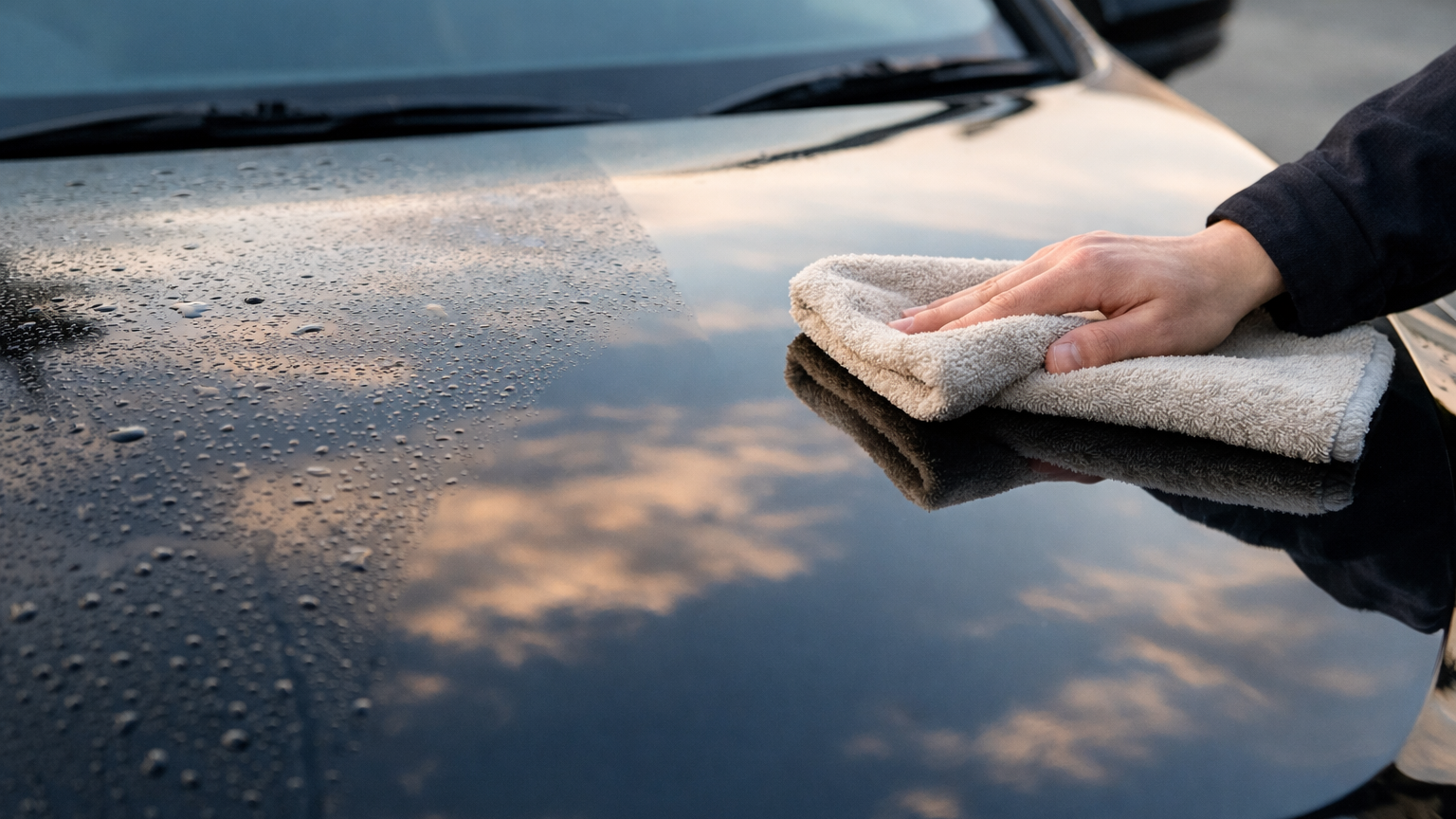 「仕上がりが安定する“乾面ひと撫で”｜拭き跡ゼロの最終手順」