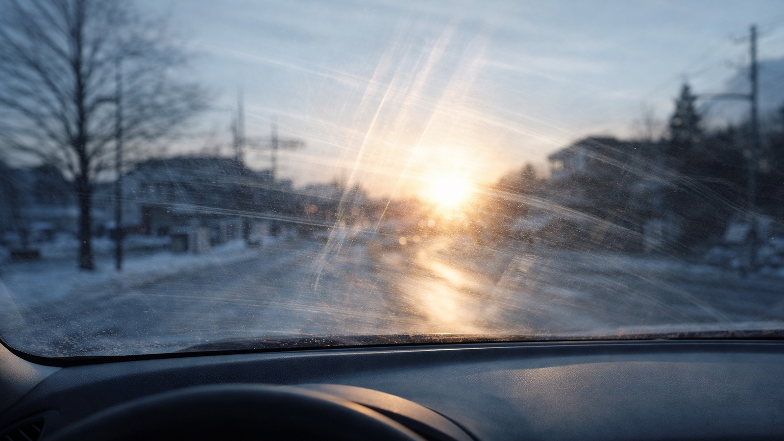 逆光・夜間でも視界クリア｜ガラスの筋・にじみ総点検